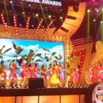 Raai Laxmi Instagram – Day 2 #mirchiawards Malyalam n kannada act 😬