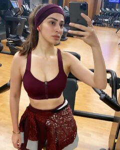 Raai Laxmi Instagram - Sweat now Glow later 💪💫 
#BurnIt 🔥 #GymVibes 💪