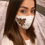 Raai Laxmi Instagram - Mask on to the point !!! ☺️😷