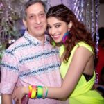 Raai Laxmi Instagram – To the world ur my father but to me ur my whole world ❤️ I m lucky & blessed to be ur little girl always dadda ❤️! Ur the best❤️Thank u for everything dadda all that I am today is bcoz of u 😘🥰 May god give u enough happiness , strength and good health ❤️ I LOVE U DADDA ❤️ #HappyFathersDay my real hero 😘❤️ #DaddysGirl 🥰