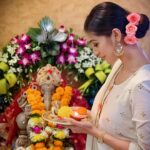 Raai Laxmi Instagram – May lord Ganesha give us strength and power to fight out this covid -19 ! ❤️I pray this pandemic & the tough times across the world shall end soon 🙏 till then #stayhome  #staysafe much love to all ❤️ #JaiGanesh ❤️