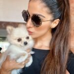 Raai Laxmi Instagram – There’s always that one person who really secretly cares for u .❤️🥰 #mybaby #tiffany 😘