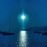 Radhika Apte Instagram - Midnight Sun #blue #cold #sea #turnintothemoon #pause #still #αμοργός Amorgos