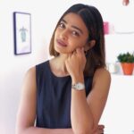 Radhika Apte Instagram - Introducing a fashion statement, the @danielwellington Iconic Link Lumine two tone watch with Swarovski ®️ crystals on the dial. I also paired it with the classic silver ring to complete my look. Bling! Bling! #danielwellington #IconicLinkLumine