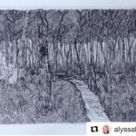 Radhika Apte Instagram - Bought ❤️ @alyssabluett.art #Repost @alyssabluett.art with @get_repost ・・・ 🔴Sold. This original etching is up for sale as part of @artistsupportpledge #artistsupportpledge £200 plus p+p. Once I reach £1000 worth of sales I will buy another artists work worth £200. Get in touch! #artistsupportpledge #ink #etching #enchantedforest #blackandwhite #originalart #artforsale #zincplate