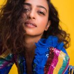 Radhika Apte Instagram - Happy holi everyone!! (That’s the only and most colourful photo I could find on my phone!) #london #usuallyonlywearblackorwhite #orred #happyholi