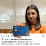 Radhika Apte Instagram - Shopping till I drop has just got a whole lot easier with #HDFCBankMillennia range of cards. This new range by HDFC Bank is specifically made for millennials like me and have got tonnes of cashbacks in store. If you too want to get your hands on one of these then go follow and DM @hdfcbank now, because it’s your life... #SpendItWell #Millennia Powered by @mastercardindia