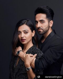 Radhika Apte Instagram - #Repost @danielwellington with @get_repost
・・・
The Iconic duo from India @radhikaofficial and @ayushmannk in our latest #ICONICLINK campaign. #DanielWellington 📷 @arjun.mark