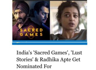 Radhika Apte Instagram - #internationalemmy