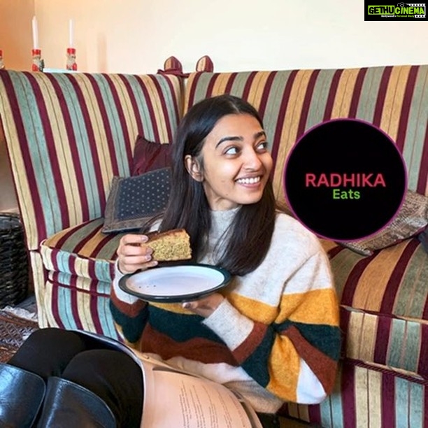 Radhika Apte Instagram - Multitasking is a piece of cake for me. You’ll always find me biting into one - whether I’m reading, or working or doing just about anything. I love how this GIF of my name personifies how big a foodie I am! Check it out and take part in the @ubereats_ind #EatsLikeAFoodie challenge to win free food for 2019! Here’s how: 1) Capture your foodie moment. 2) Use Uber Eats personalised name GIF on your story 3) Follow & tag @ubereats_ind and use #eatslikeafoodie