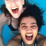 Radhika Apte Instagram - Silliness #Maldives @summer.island.maldives 🐠🐠 with who else @cloverwootton ❤️