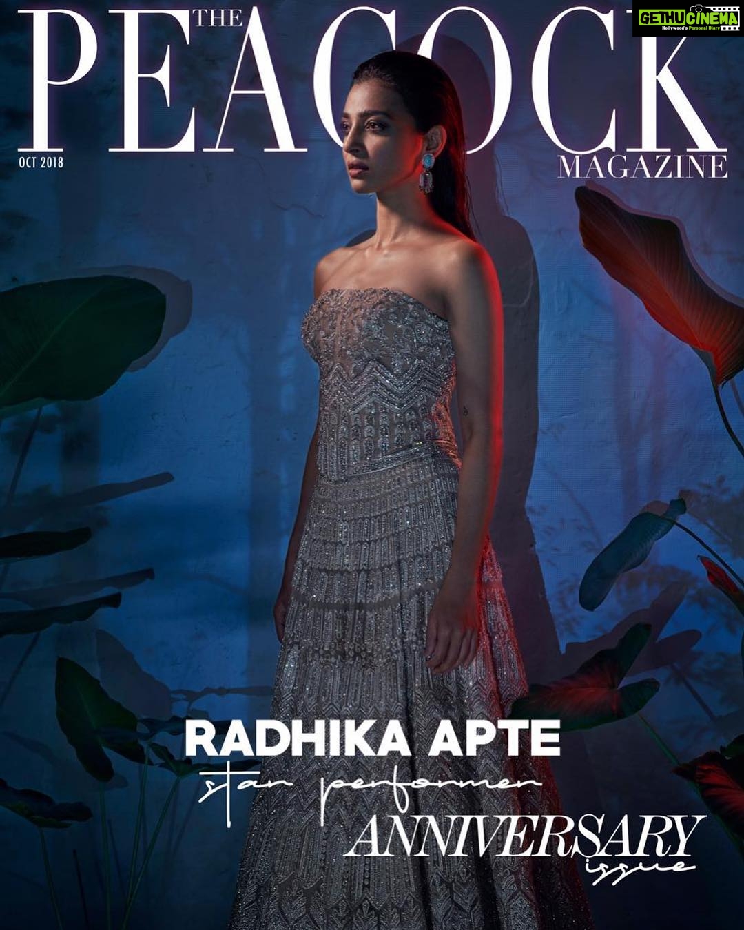 Radhika Apte Instagram - Had so much fun shooting for the anniversary issue of The Peacock Magazine ! HAPPY ONE YEAR @thepeacockmagazine_! Head on to www.thepeacockmagazine.com to view the #OctoberIssue. Photographer- @ColstonJulian Clothes @falgunishanepeacockindia Stylist- @AgneeshBanerjee Makeup-@KritikaGill Jewellery- @GehnaJewellers1 , @RoopaVohraFineJewellery and @farahkhanworld Shoes- @SteveMadden Producer- @akhiliyer @theartistcollective #magazine #digitalmagazine #thepeacockmagazine #falgunishanepeacock #radhikaapte #bollywood #indiancouture