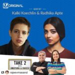 Radhika Apte Instagram – Thank you for the lovely chat! #Repost @rajeevmasand with @get_repost
・・・
On the latest episode of our podcast #Take2, that just dropped on @saavn – @anupama.chopra and I are talking to lovely ladies  @kalkikanmani and @radhikaofficial about the films that have shaped their lives. Listen now!! #podcast #actress #actor #film #cinema #bollywood #india #indie #hindi #instafilm #instapic #instadaily #igers #radhikaapte #kalkikoechlin #sacredgames #audio