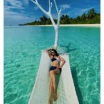 Rakul Preet Singh Instagram – I’m just a beachy kinda girl 🌊 🏝💃 #vacayvibes #waterbaby LUX* South Ari Atoll