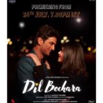 Rakul Preet Singh Instagram - Will be watching #dilbechara tonight with a heavy heart but sending out lots of love to the entire team. @castingchhabra I know it’s tough for you but iam sure Sushant is with you in spirit ❤️