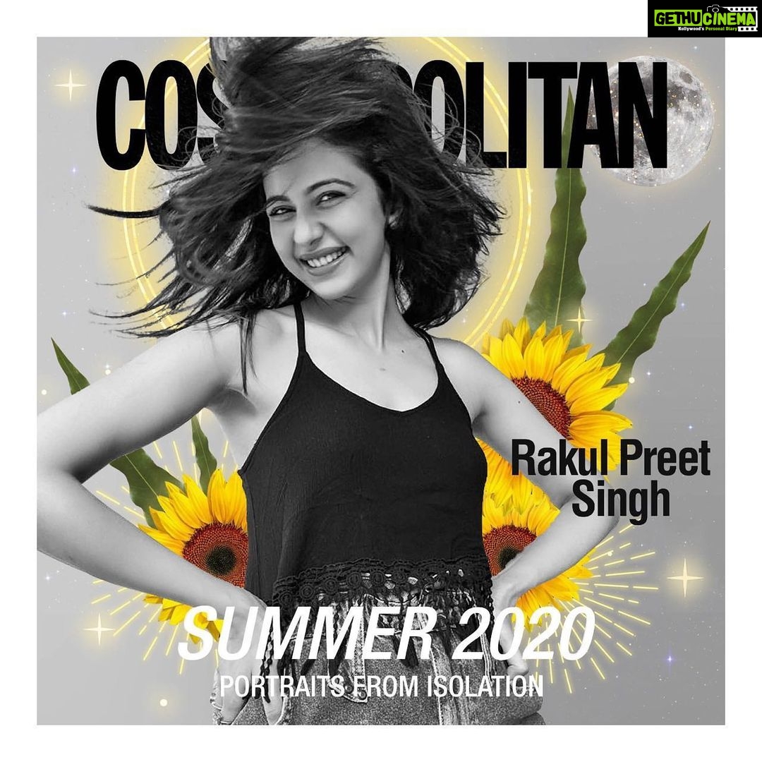 Rakul Preet Singh Instagram - When life gives you reasons to cry show life that you have many more to laugh ❤️ @cosmoindia #portraitsfromisolation #blackandwhiteseries
