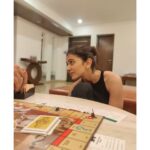 Rakul Preet Singh Instagram - That expression when you don’t agree to the rules of the game ! #boardgames for #quarantine ! PS : I NEVER CHEAT 😜