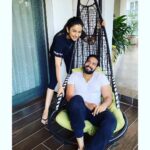 Rakul Preet Singh Instagram - Social distancing helps you cherish priceless moments with family ❤️ sibling bonding for so many days after years. @amanpreetoffl when was the last I pushed you to swing ❤️ I know these are tough times but all we can do is look at the brighter side 😊 lots of love to all of you ! #stayhomestaysafe