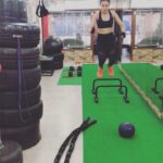 Rakul Preet Singh Instagram – @toughtaskmaster calls it a Psychedelic workout 💪🏻💪🏻 !! Literally 🤪 #burn #workout #strongnotskinny #earlymorningfuel