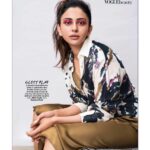 Rakul Preet Singh Instagram - She is a little bit of heaven with a wild side 😜 for #voguebeauty @vogueindia makeup @kritikagill hair @priyanka.s.borkar ❤️ #coslifeiscolorful then why aren’t we