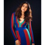 Rakul Preet Singh Instagram - It’s a colourful life !! ❤️❤️❤️ for #Marjaavaan trailer launch Photographer @yash_v_bhadauria Hair @aliyashaik28 Makeup @im__sal Stylist @tanghavri Assisted @namdeepak Dress @asos Shoes @stevemaddenindia