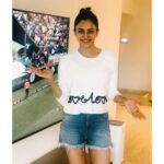 Rakul Preet Singh Instagram - Some things never change, like the outfit I wear for all of India's matches! Today I'm all set to watch #IndVsEng in the same lucky outfit all thanks to @ariel.india! Let's go India, let's witness #2011Dobara #IndiasLuckyCharm #LuckyOutfit #WinningOutfit #OriginalLuck