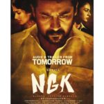 Rakul Preet Singh Instagram - #NGK trailer and audio from tomorrow 😀😀 stay tuned guys