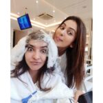 Rakul Preet Singh Instagram – Friends who slay together stay together … literally doing everything together 😝 @lakshmimanchu withdrawals happening already 😂 love uuuu