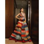 Rakul Preet Singh Instagram – Life is colourful ❤️#filmfareawards @thetyagiakshay @madhuvfx