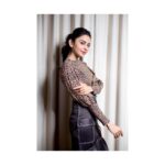 Rakul Preet Singh Instagram - #Dev promotions in separates by @dhruvkapoor Jewellery @aquamarine_jewellery photography by @kiransaphotography styled by @neeraja.kona @d_devraj ❤️