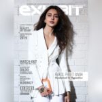 Rakul Preet Singh Instagram - Hardwired to hypnotise ... 😝 new year ,new look ..grab your copies of @exhibitmagazine jan edition ❤️Makeup @im__sal Hair @aliyashaik28 photography @avigowariker