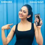 Rakul Preet Singh Instagram – Because an #ARemoji on my #GalaxyNote9 is worth a thousand words. This is so cute! ❤