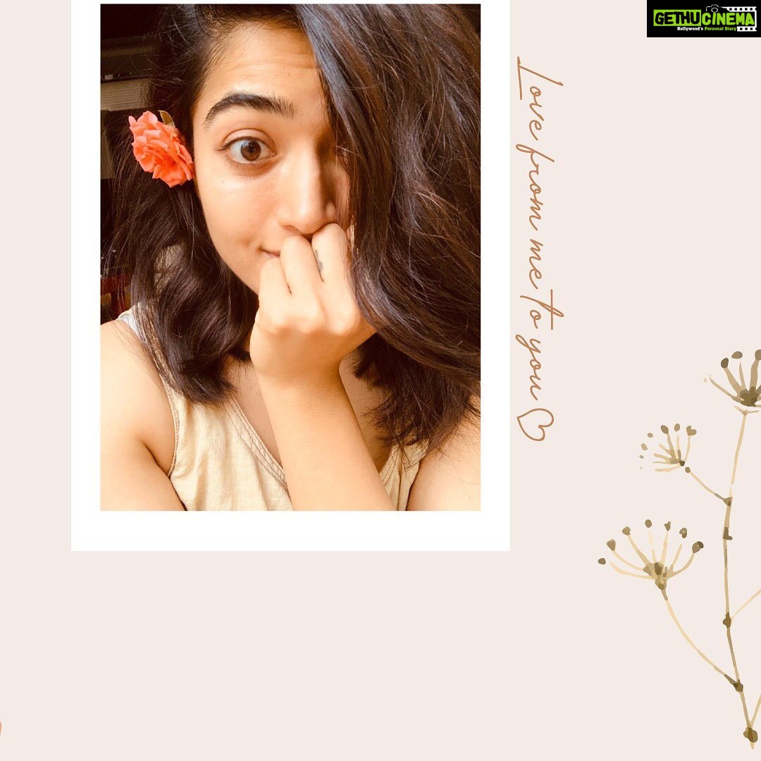 Rashmika Mandanna Instagram - So umm I wanted to write a small note to you guys. I know this is out of the blue but I know this quarantine is day by day getting hard cz we are so used to hustling all day and now that we are asked to do nothing but sit at home -it’s too abnormal. I get it But you guys who are alone in this quarantine here’s me sending you all the love, courage and strength you need. You are important! You are needed! You make your families happy! Stay strong! ♥️✨