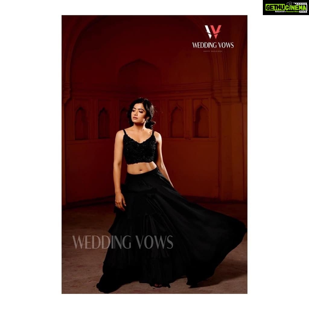 Rashmika Mandanna Instagram - What more do I say.. the pictures are speaking for themselves “ 😁 thank you @weddingvows.in for having me for Feb cover ❤️ And yaa making video is in story 🙈😊