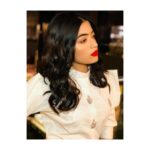 Rashmika Mandanna Instagram – “I’ve never had the guts to walk out with a red lip before and for the first they made me wear it and it’s for something exiting..😉 a lot of exciting things coming in 2019..I am So excited!! And this- is for one of them..🙈♥️