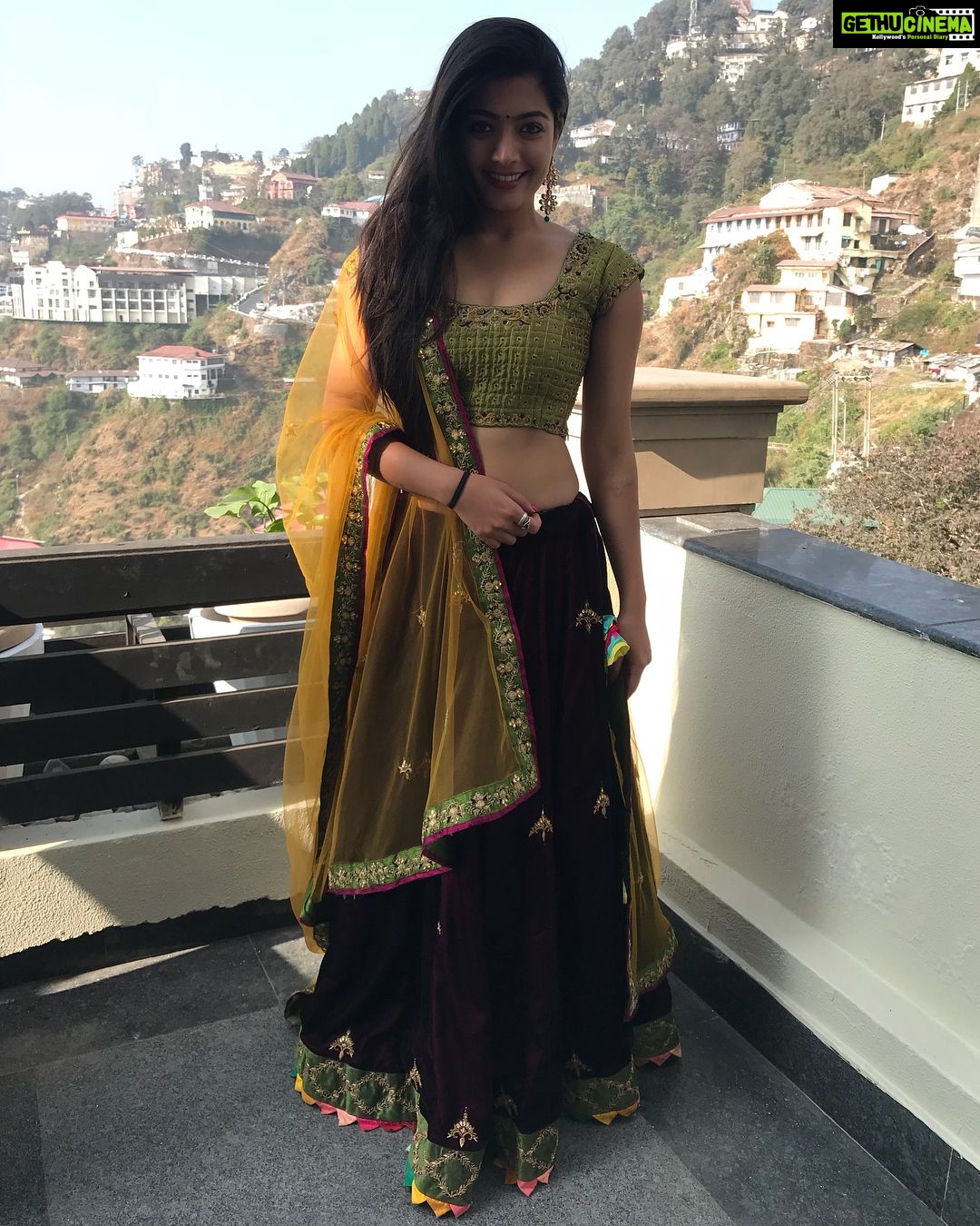 Rashmika Mandanna Instagram - Outfit by mahitha Prasad 🤗😍 Styling - Nishara Kiran ..🙈 thankyou so much you guys..🤗🙈🙈 loved being in this..👻