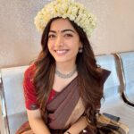 Rashmika Mandanna Instagram - You choose which one you likey.. 🌸✨❤️ Ps: this is what I do when I am jobless in between my shots. 🤣 Hyderabad