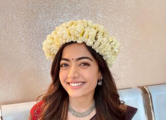 Rashmika Mandanna Instagram - You choose which one you likey.. 🌸✨❤️ Ps: this is what I do when I am jobless in between my shots. 🤣 Hyderabad