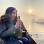 Reba Monica John Instagram - Srinagar Day 1. Shikara ride on Dal Lake at 7:30 am. Breathtaking, surreal and divine. #kashmir #srinagardiaries #dallake #shikararide #paradise #serenity #incredibleindia Dal Lake, Kashmir