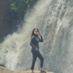 Reba Monica John Instagram - Unleash, unwind, let it flow , let it go ✨ Nothing matches the serenity of a waterfall , wouldn't you agree ? There's a healing touch... . . . P.c @avi_ology #naturephotography #natureheals #waterfalls #coorg #tranquility #peacewithin #serenity
