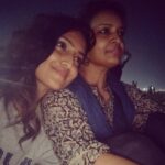 Reba Monica John Instagram - The moments you wish you had the power to freeze time. Throwback to when we spent a beautiful and serene full moon night at the Marina beach 🌸 @minijohn123 . . . #chennai #marinabeach #windy #fullmoon #serene #bliss #timeslikethis #missingyou #mom
