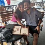 Reba Monica John Instagram - Don't we love our coffee-conversations, specially on rainy days✨🤗 . . . #bestwiththebest #coffeetime☕ #Matteo #hangingout #alwaysfunwithhim #bsandsometrashtalkalso #rainydays #bangalorediaries Matteo Cafe