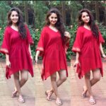Reba Monica John Instagram - Oh so cute, the red kaftan dress of course. . . . GOKARNA DIARIES ✨ . . p.c @maria.vasnaik 🌸