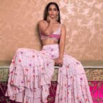 Reba Monica John Instagram – Did you say too much pink? 
💕🦋

Shot by @prachuprashanth 
Makeup & Hair by @samanthajagan @whatawink
Outfits @chaitanyarao_official
Jewels @amrapalijewels
Location @varnamalaweddingexperience