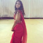 Reba Monica John Instagram - Wedding nights , a red saree and a hint of drama calls for a mandatory slo-mo✨