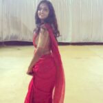 Reba Monica John Instagram - Wedding nights , a red saree and a hint of drama calls for a mandatory slo-mo✨