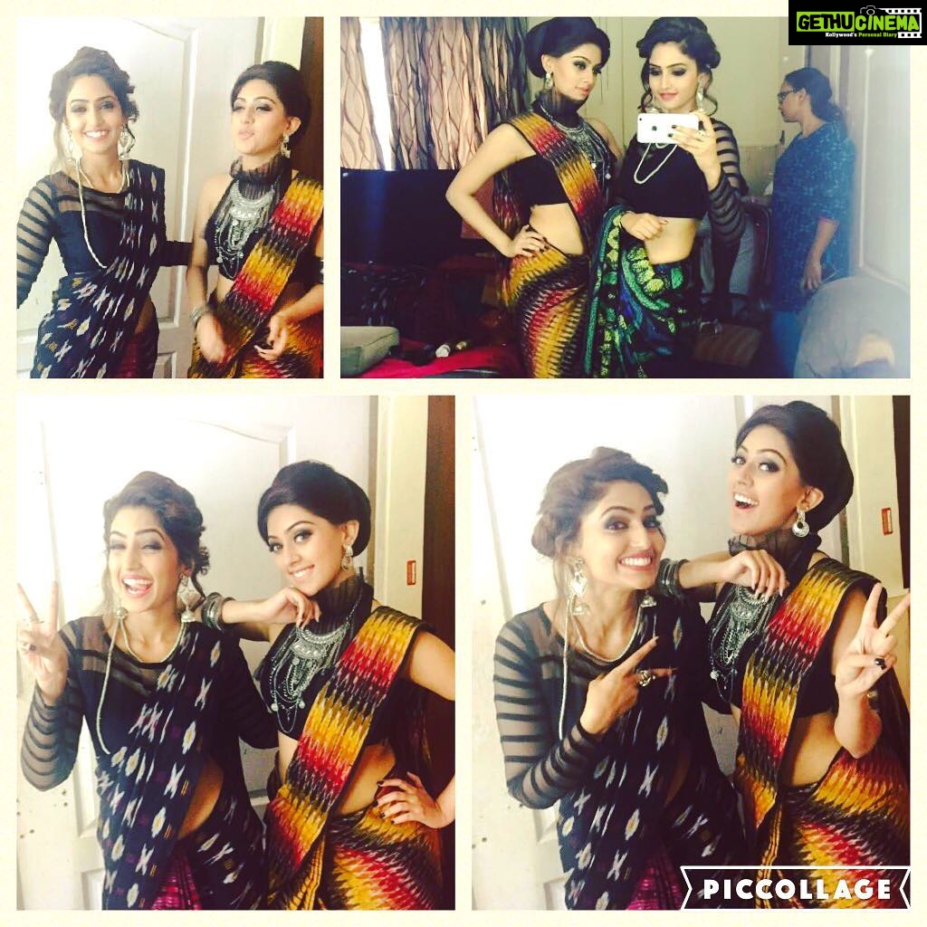 Reba Monica John Instagram - We made sure to take some time out to goof around 😁☺️ #shoot #Vanitha #behindTheScenes #funDay #cousins #kottayamgirls #love #goofballs