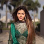 Rubina Dilaik Instagram - The magic of Magic Hour ……. . . . . . . Shot by @nitintankphotography Styled by: @ashnaamakhijani Outfit: @mayacultureofficial Earring: @rubansaccessories