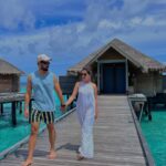 Rubina Dilaik Instagram - Everyday unfolds a new story , a new chapter…… Maldives you have my ♥️ . . . . @vakkarumaldives @travelwithjourneylabel #VakkaruMaldives #TravelWithJourneyLabel #JourneyLabel #YouAreSpecial . . . . Styled by: @ashnaamakhijani Outfit: @kkovetinvoguefashion Earrings: @embelliebyg Vakkaru Maldives