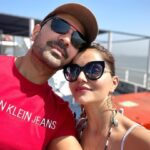 Rubina Dilaik Instagram – One month of not being in your arms🥺……. ohh! I miss you @ashukla09 
.
.
.
.
#rubinadilaik #abhinavshukla #major #missing #love